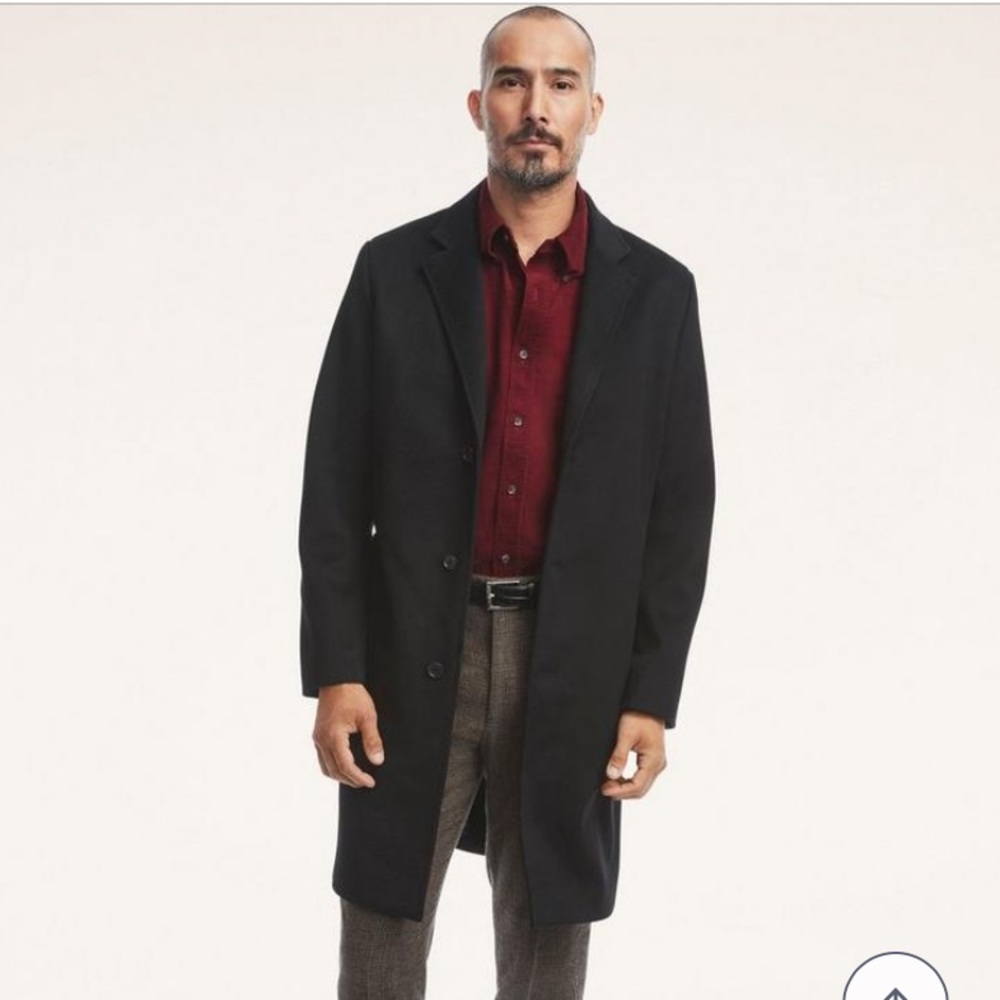 Brooks Brothers Men’s wool Topcoat - 40R